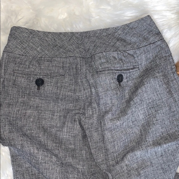 gray calf length, work pants - Picture 2 of 4